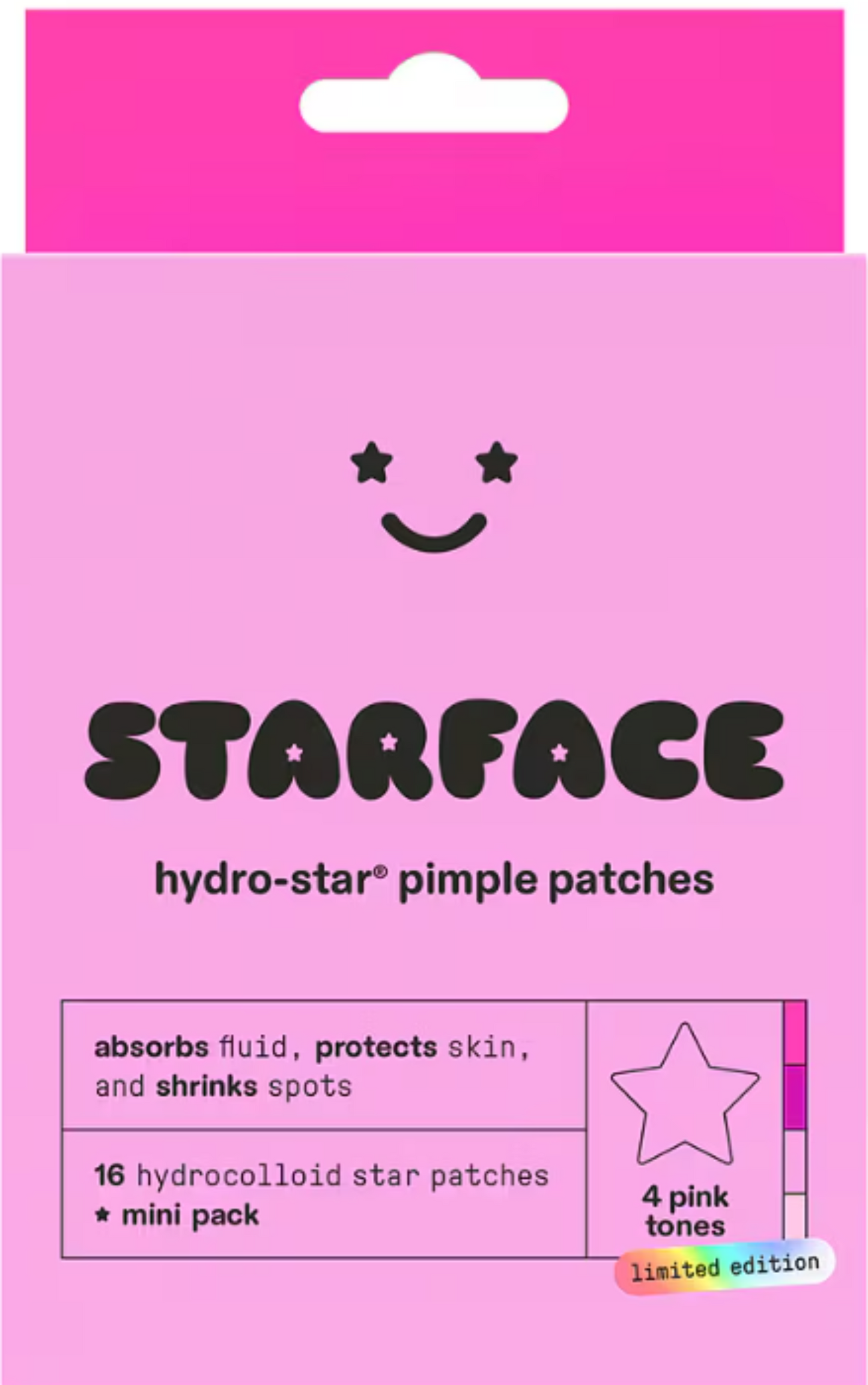PARCHE DE ESPINILLAS PINK HYDRO STAR